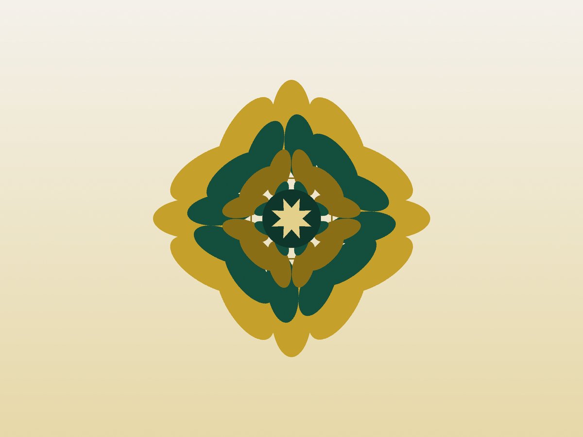 Medali ornamen klasik
